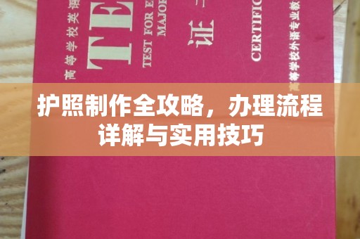 榆阳护照制作全攻略，办理流程详解与实用技巧