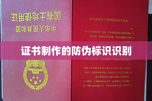 榆阳证书制作的防伪标识识别