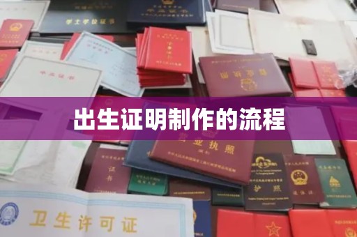 榆阳出生证明制作的流程