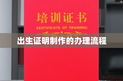 榆阳出生证明制作的办理流程