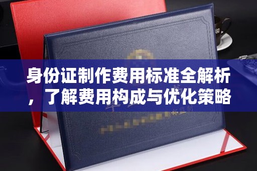 榆阳身份证制作费用标准全解析，了解费用构成与优化策略