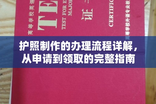 榆阳护照制作的办理流程详解，从申请到领取的完整指南